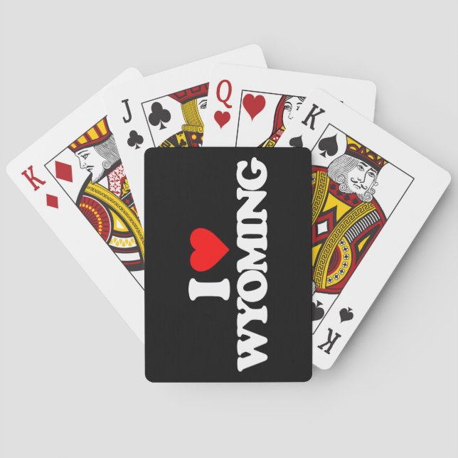 BARAJA DE CARTAS ME ENCANTA WYOMING (Reverso)