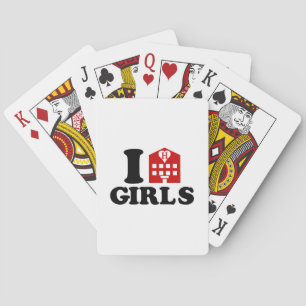Baraja De Cartas Me encantan los Chicas de los hoteles