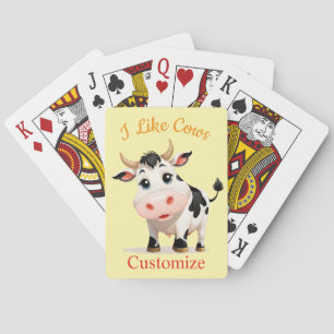 Baraja De Cartas Me Gusta El Arte De Vacas Thunder_Cove