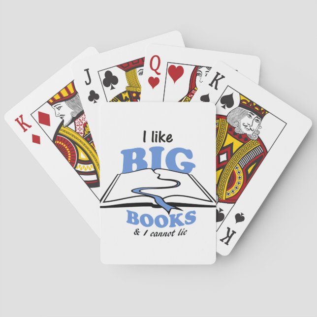 Baraja De Cartas Me gustan los Grandes Libros (Reverso)
