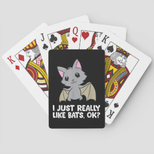 Baraja De Cartas Me Gustan Los Murciélagos, Muy Gracioso.