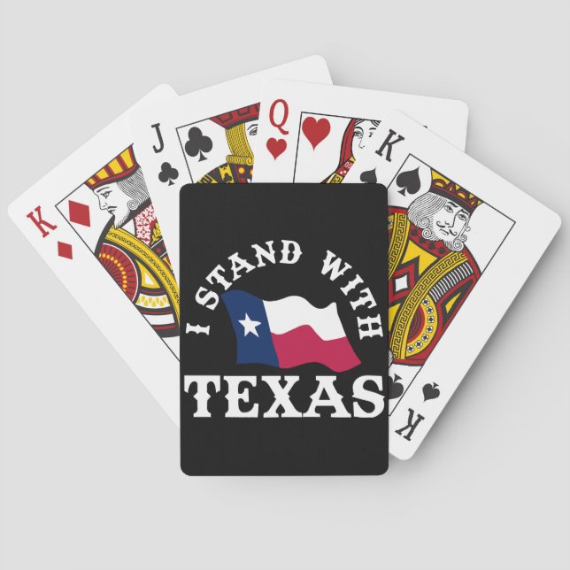 Baraja De Cartas Me mantengo con Texas (Reverso)