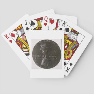 Baraja De Cartas Medalla del retrato que representa Gianfrancesco
