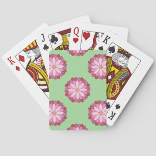 Baraja De Cartas Medallero asiático pastel rosado