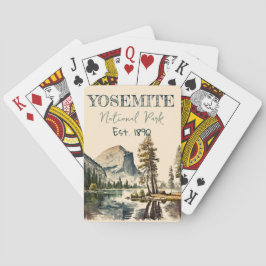 Baraja De Cartas Media Dome del Parque Nacional Yosemite