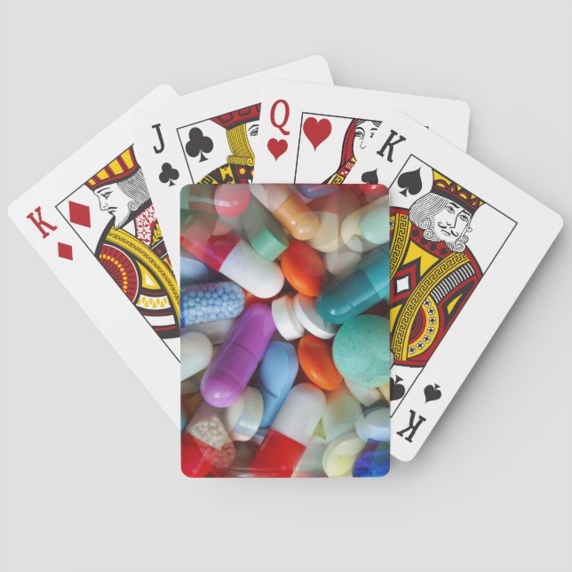 Baraja De Cartas medicamentos para pastillas (Reverso)