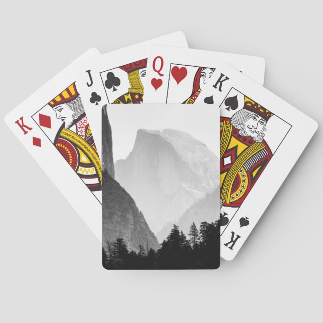 Baraja De Cartas Medio valle icónico de la cara el | Yosemite de la (Reverso)