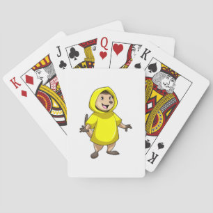 Baraja De Cartas Meerkat con el abrigo