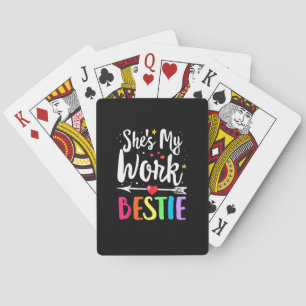 Baraja De Cartas Mejor Amigo, es mi Amigo del Trabajo