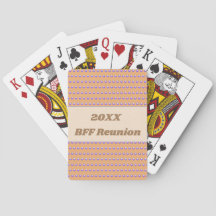 Mejor Amigo Reunión Blue Peach Polka Dot BFF