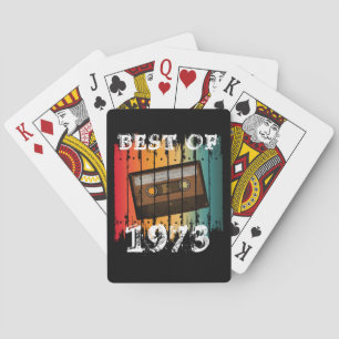 BARAJA DE CARTAS MEJOR CINTA DE CASSETTE DE PERSONALIZADO DE 1973