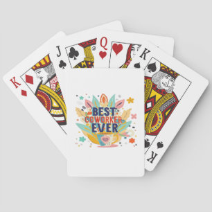 Baraja De Cartas Mejor Co-Trabajador de la Historia, Regalo de Cole