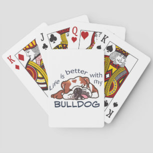 Baraja De Cartas Mejor con mi Bulldog