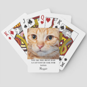 Baraja De Cartas Mejor foto de papá de gato