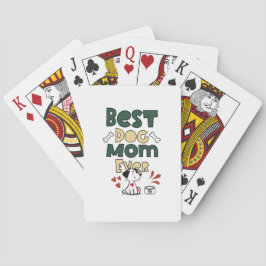 Baraja De Cartas Mejor Mamá de Perro del Mundo