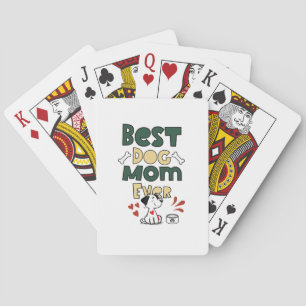 Baraja De Cartas Mejor Mamá de Perro del Mundo