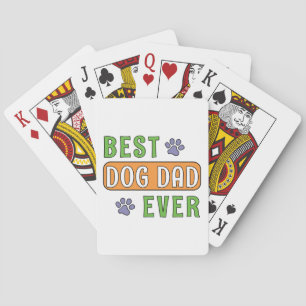 Baraja De Cartas Mejor papá de perro de todos