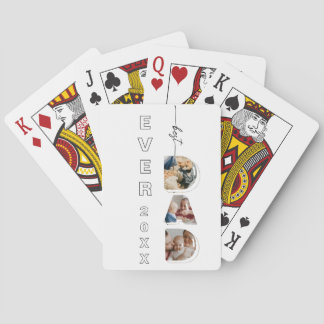 Baraja De Cartas Mejor PAPÁ del mundo Letras de Papá Collage de 3 F