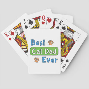 Baraja De Cartas Mejor papá gato de todos los tiempos