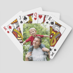 Baraja De Cartas Mejor Personalizado de papá