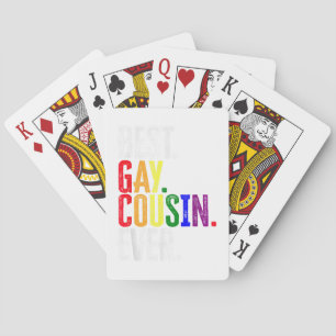 Baraja De Cartas Mejor Primo Gay que nunca regalo de Primo Gay del 