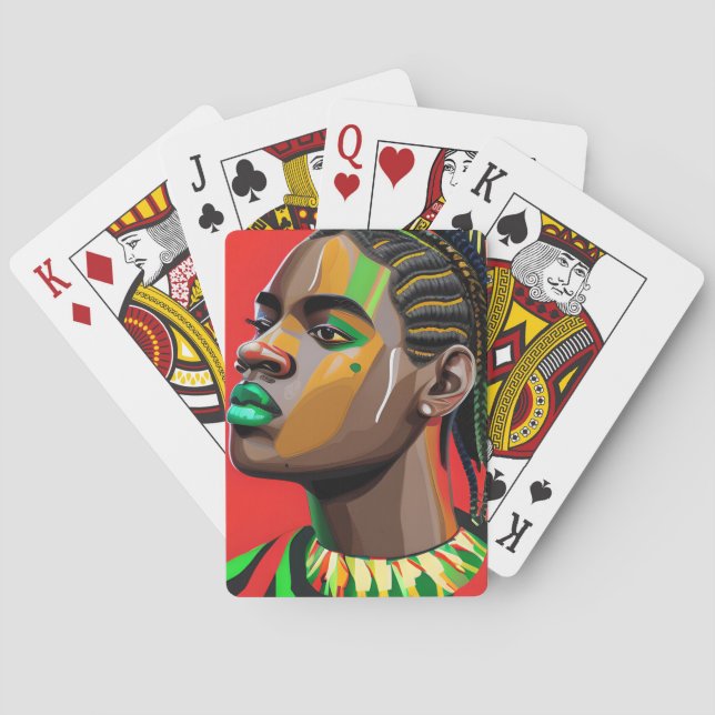 Baraja De Cartas Melanin Dad Black Bruh (Reverso)