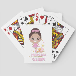 Baraja De Cartas Melanin Princess Entrenamiento Para Ser Reina Ball
