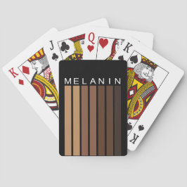Baraja De Cartas Melanin Shades Gráfico y texto