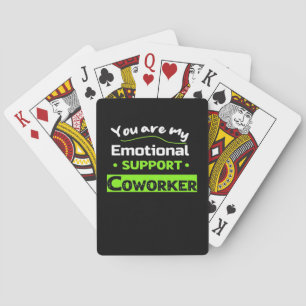 Baraja De Cartas Meme Básico de Coworker de ayuda emocional