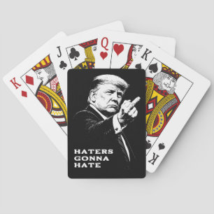 Baraja De Cartas Meme Divertido Dedo Medio Trump 2026