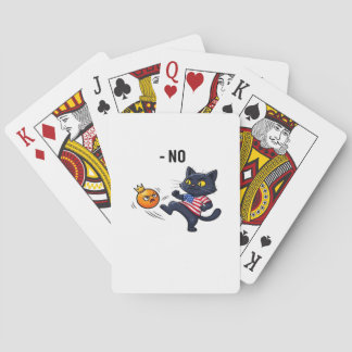 Baraja De Cartas Meme Político Divertido Sin Diseño de Gato