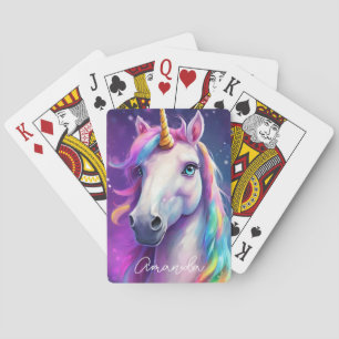 Baraja De Cartas Memoria unicornio personalizada