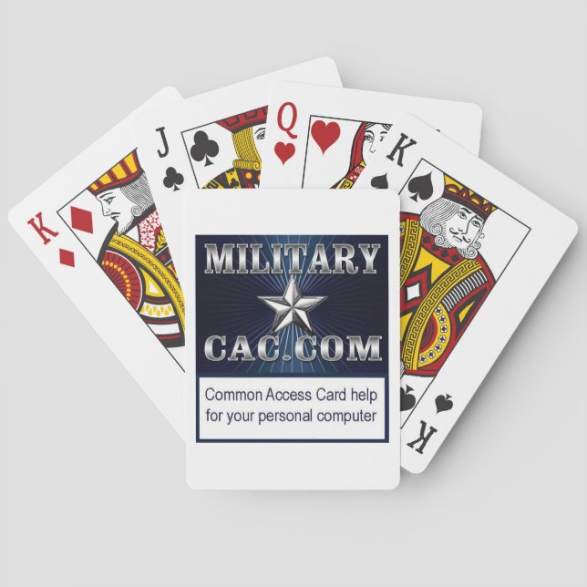 Baraja De Cartas Memorias de MilitaryCAC (Reverso)