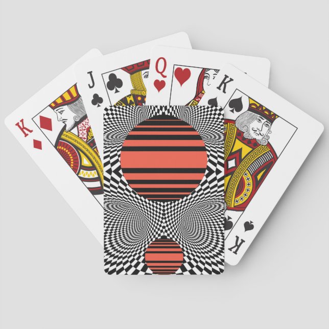 Baraja De Cartas Memphis OpArt (Reverso)