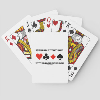 Baraja De Cartas Mentalmente Por El Juego Del Puente (Humor)
