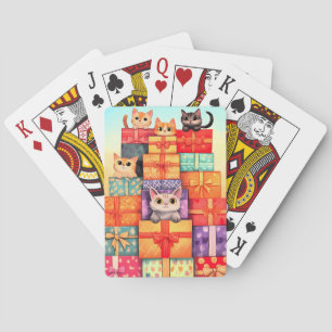 Baraja De Cartas Meow Gift Birthday Tower