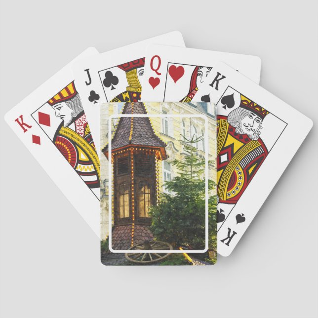 Baraja De Cartas Mercado de Navidad (Reverso)