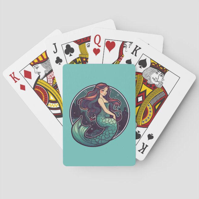 BARAJA DE CARTAS MERMAID #1 (Reverso)