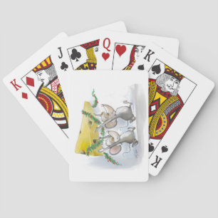 Baraja De Cartas Merry Mice Mic & Mac Jugando tarjetas