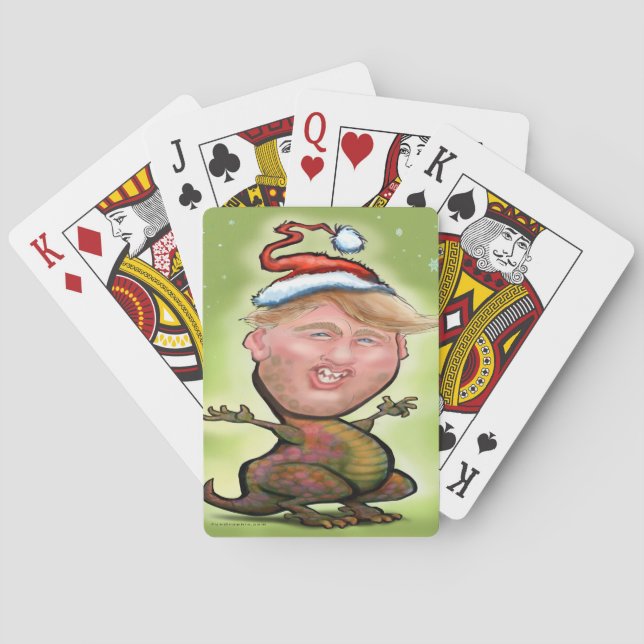Baraja De Cartas Merry Trumpy Navidades (Reverso)
