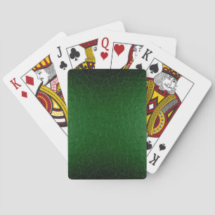 Baraja De Cartas Metálico brillante inoxidable verde