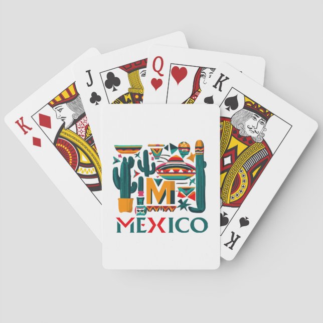 BARAJA DE CARTAS MÉXICO (Reverso)