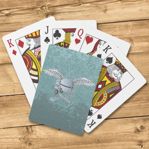Baraja De Cartas Mezcla de hormigón azul-gris