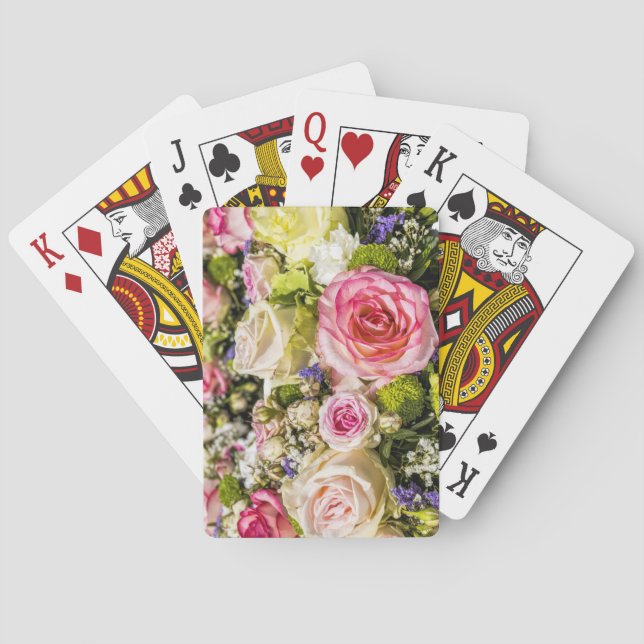 Baraja De Cartas Mezcla de Rosa dos (Reverso)