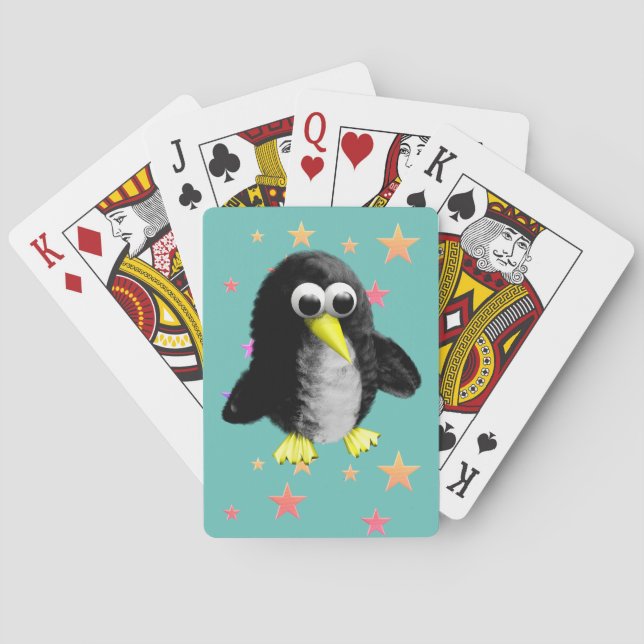 Baraja De Cartas Mi amigo el pingüino (Reverso)