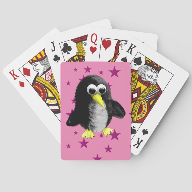 Baraja De Cartas Mi amigo el pingüino (Reverso)