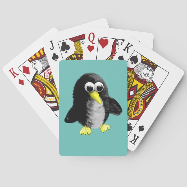 Baraja De Cartas Mi amigo el pingüino (Reverso)