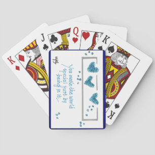 Baraja De Cartas Mi amigo: "Haces del mundo especial" texto