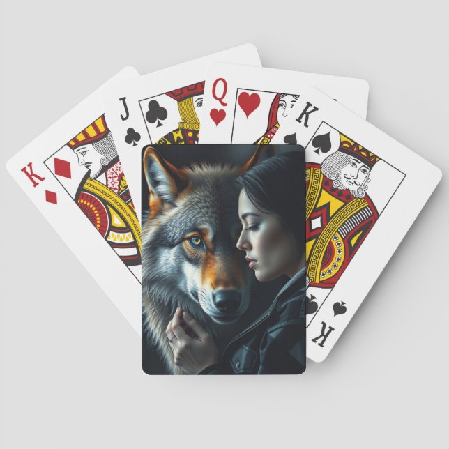 Baraja De Cartas Mi amigo, Wolf (Reverso)