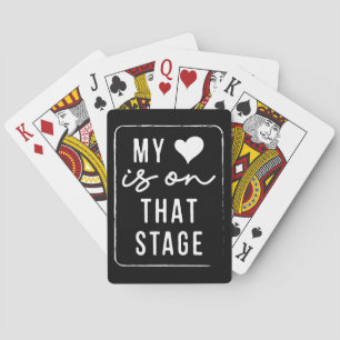 Baraja De Cartas Mi Corazón Está En Ese Escenario Bailar Mamá Vinta